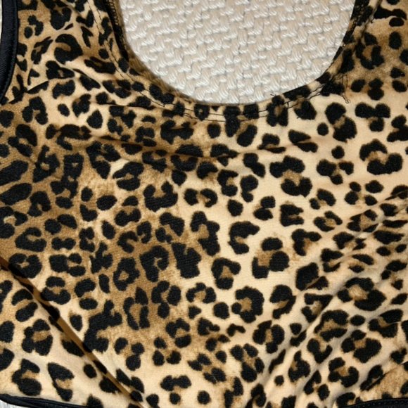 Cheetah 1 Piece Bathing Suit - Picture 3 of 3
